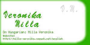 veronika milla business card